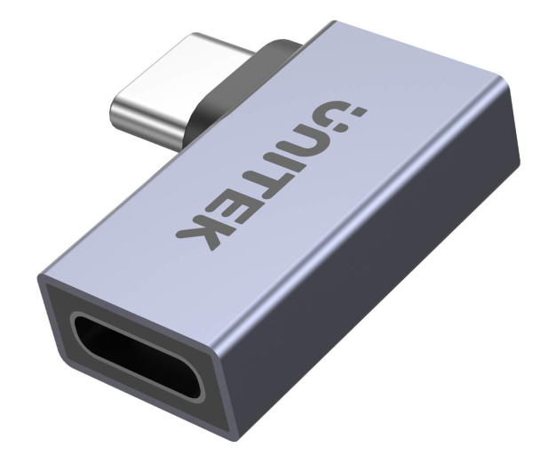 Unitek Adapter USB-C 40Gbps 240W 8K/60Hz kątowy - 1300687 - zdjęcie 2